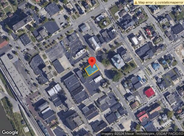  328 S Center St, Ironton, OH Parcel Map