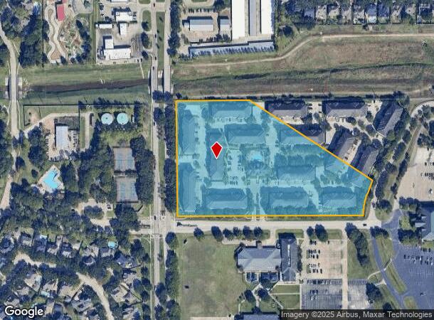  2495 S Mason Rd, Katy, TX Parcel Map