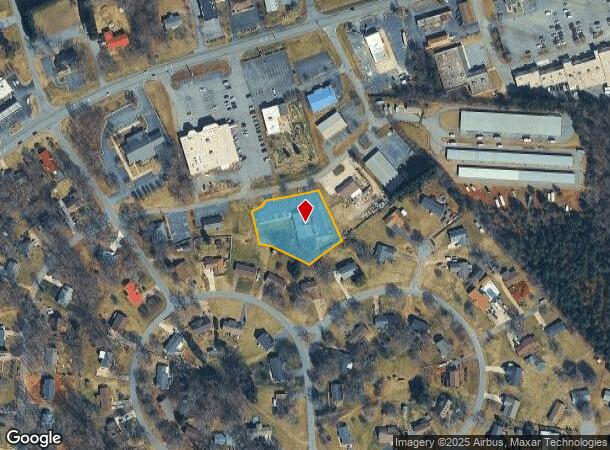  1940 Briarwood Dr, Hickory, NC Parcel Map