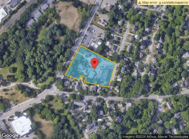  502 Washington St, Wellesley, MA Parcel Map