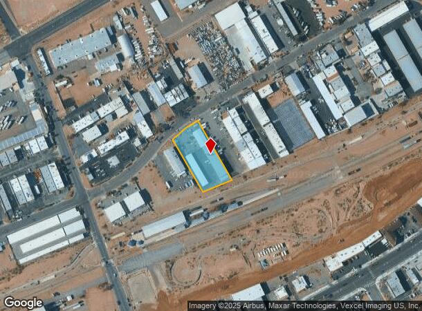 1585 Foothill Dr, Boulder City, NV Parcel Map