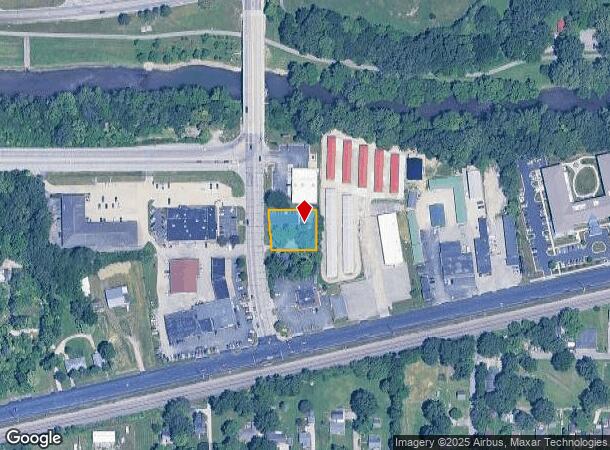  1020 S Tillotson Ave, Muncie, IN Parcel Map