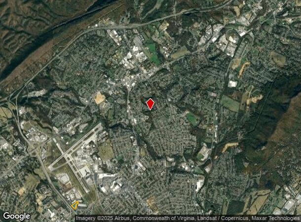  Thirlane Rd Nw, Roanoke, VA Parcel Map