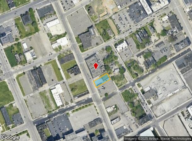  3124 Cass Ave, Detroit, MI Parcel Map