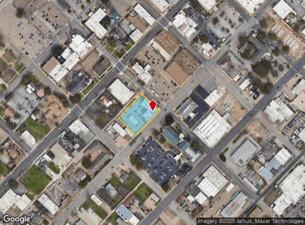  1307 Austin Ave, Waco, TX Parcel Map