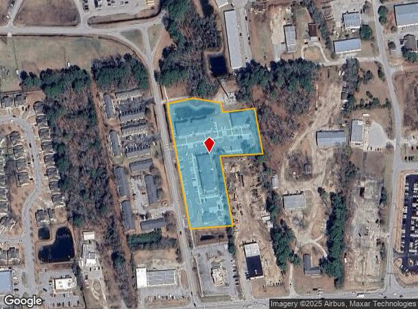  3000 Academic Dr, New Bern, NC Parcel Map