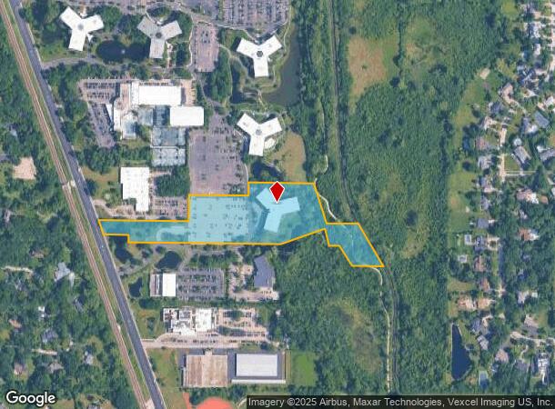 2121 Waukegan Rd, Bannockburn, IL Parcel Map