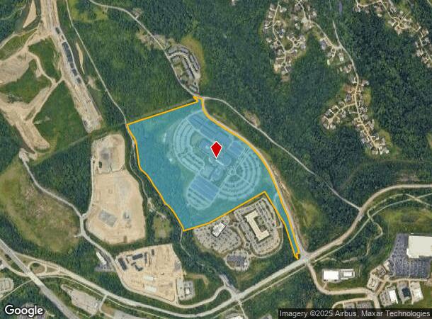  1000 Fedex Dr, Coraopolis, PA Parcel Map
