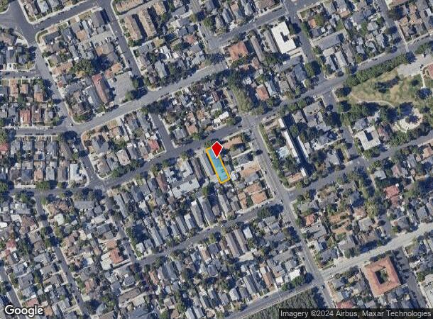  1668 Harrison St, Santa Clara, CA Parcel Map