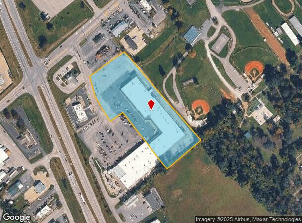  100 Park Ln, Lawrenceburg, KY Parcel Map
