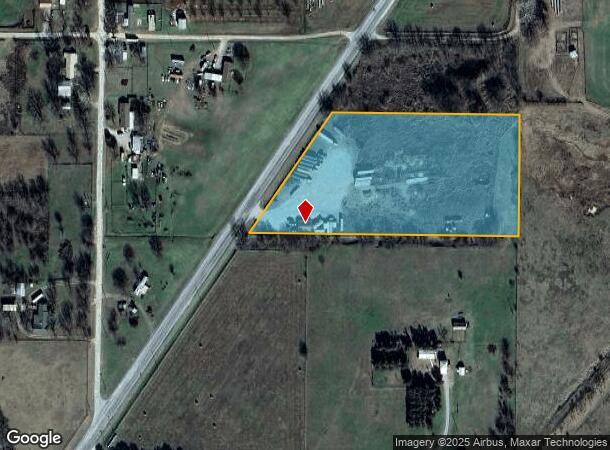  8798 Red River Rd, Byers, TX Parcel Map