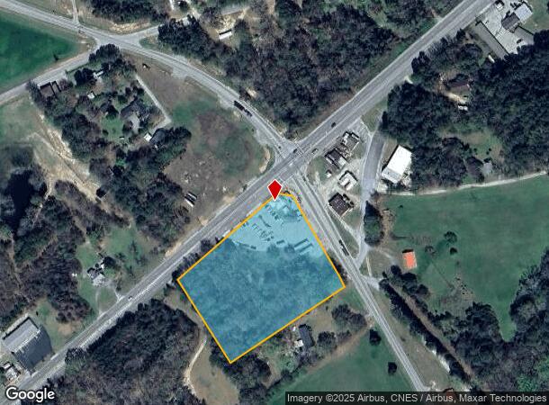 381 Highway 72 W, Abbeville, SC Parcel Map