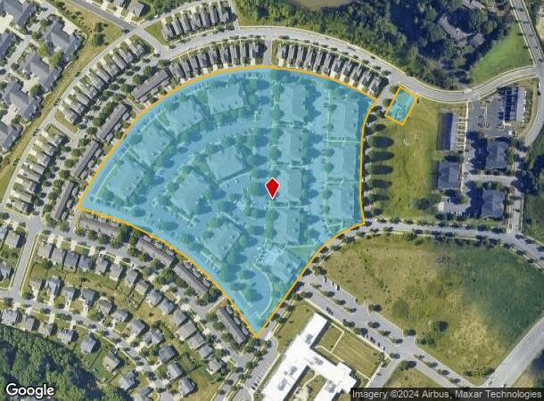  2454 Hillcrest Center Cir, Winston Salem, NC Parcel Map