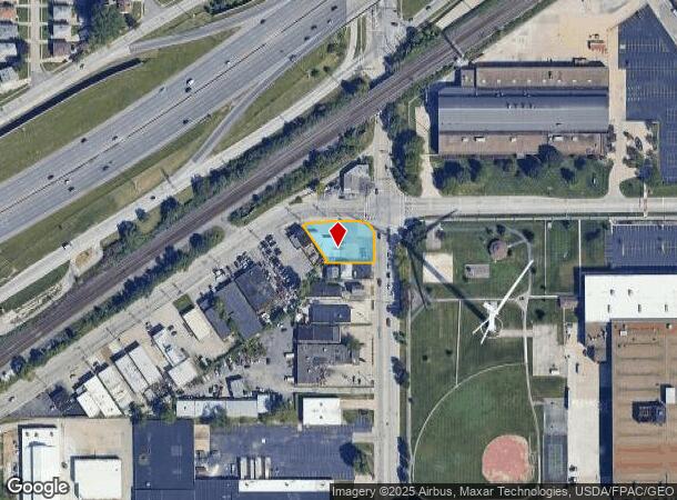 1050 E 222Nd St, Euclid, OH Parcel Map