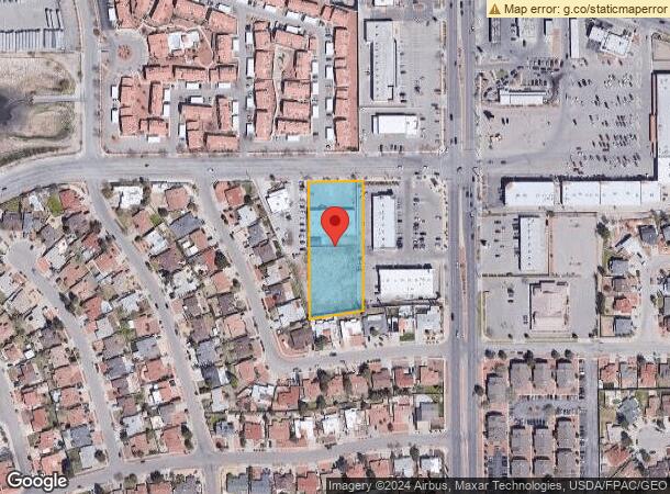  1540 Pendale Rd, El Paso, TX Parcel Map