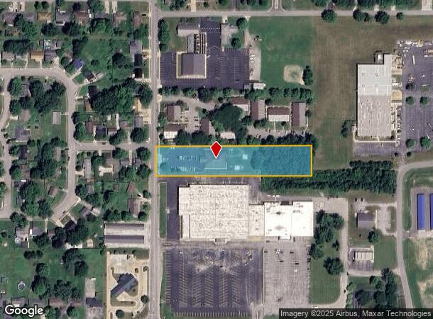  300 N 10Th St, Gas City, IN Parcel Map