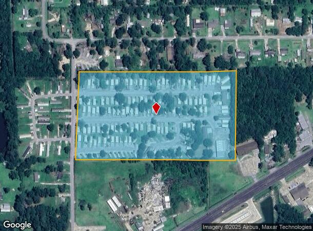 1348 Aery Rd, Vidor, TX Parcel Map