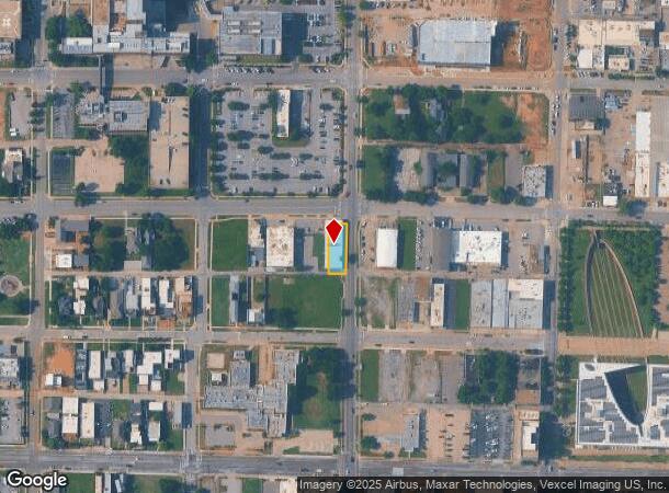  823 N Walker Ave, Oklahoma City, OK Parcel Map