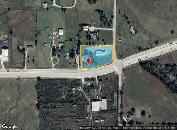 5568 Fm 455 W, Sanger, TX Parcel Map