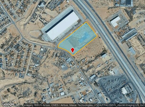  11340 Gateway Blvd E, El Paso, TX Parcel Map