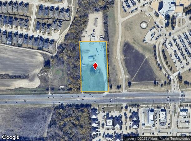  5350 W University Dr, Mckinney, TX Parcel Map