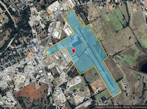 1050 Airport Rd, Stephenville, TX Parcel Map