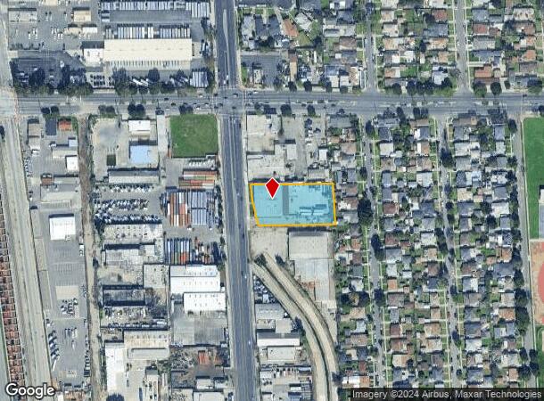  942 S Santa Fe Ave, Compton, CA Parcel Map