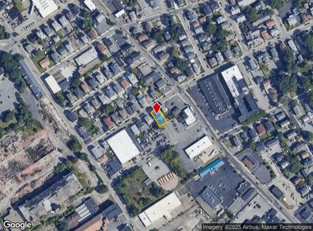  198 Cross St, Central Falls, RI Parcel Map