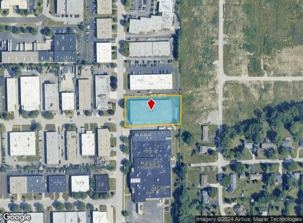  725 N Edgewood Ave, Wood Dale, IL Parcel Map