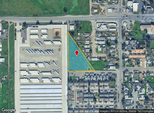  5595 W Shaw Ave, Fresno, CA Parcel Map