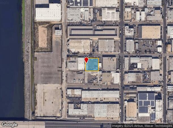  812 W Cowles St, Long Beach, CA Parcel Map