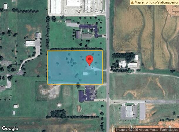  801 N Cemetery Rd, Yukon, OK Parcel Map