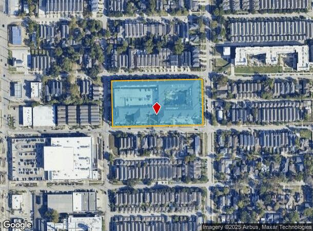  525 W 24Th St, Houston, TX Parcel Map
