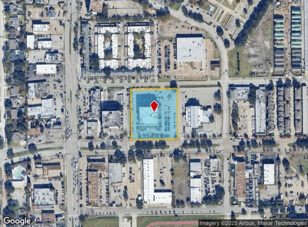  6420 Richmond Ave, Houston, TX Parcel Map