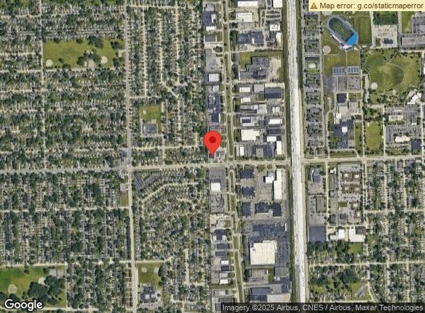  1450 W 13 Mile Rd, Madison Heights, MI Parcel Map