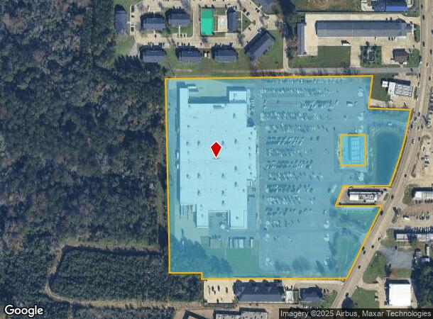  1125 N Pine St, Deridder, LA Parcel Map