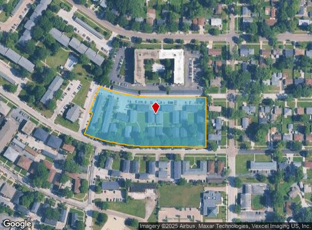 1861 Lilac Ln, Aurora, IL Parcel Map