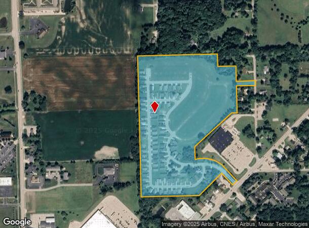 1303 E Sugar Tree Ct, Caro, MI Parcel Map