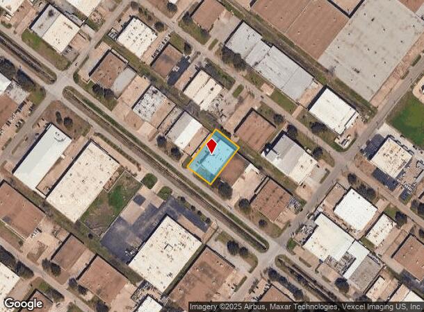  8510 Chancellor Row, Dallas, TX Parcel Map