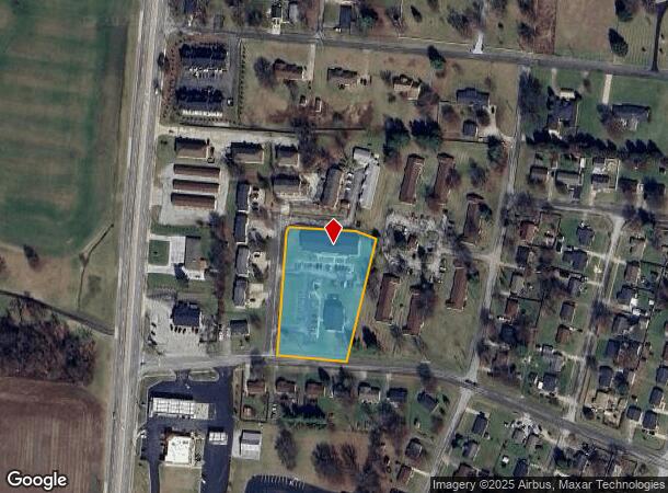 Bourbon Ct, Bardstown, KY Parcel Map