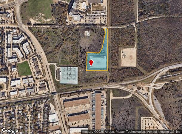  1048 E Wall St, Grapevine, TX Parcel Map