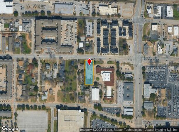 718 W Abram St, Arlington, TX Parcel Map