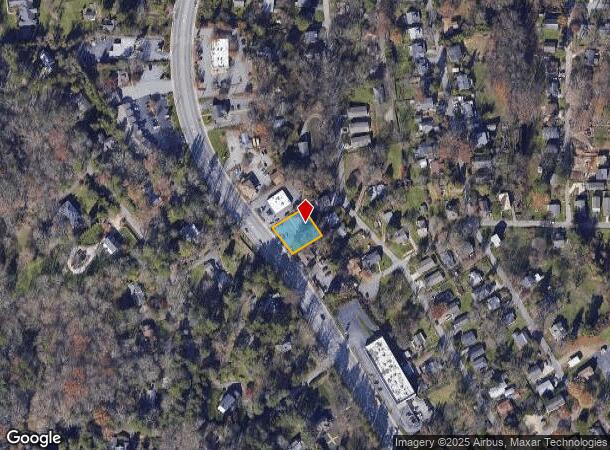  530 Hendersonville Rd, Asheville, NC Parcel Map