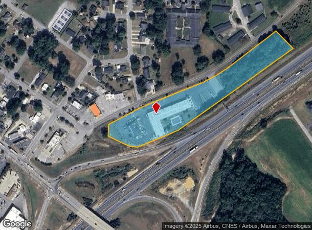 202 N Honeycutt St, Benson, NC Parcel Map