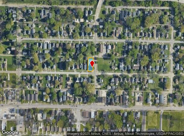 1213 Kohler Ave, Akron, OH Parcel Map