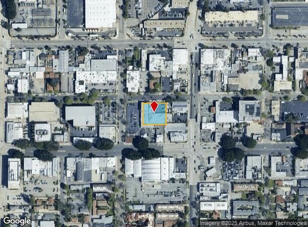 2676 Nina St, Pasadena, CA Parcel Map