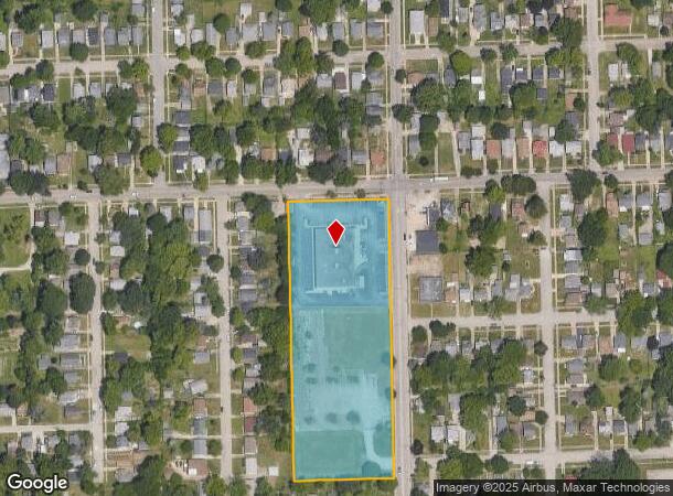  1595 E Cantrell St, Decatur, IL Parcel Map