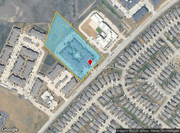 1255 Firecracker, Buda, TX Parcel Map