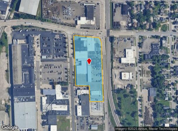 210 Hall St Sw, Grand Rapids, MI Parcel Map