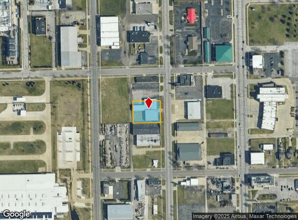  1213 S Main St, South Bend, IN Parcel Map